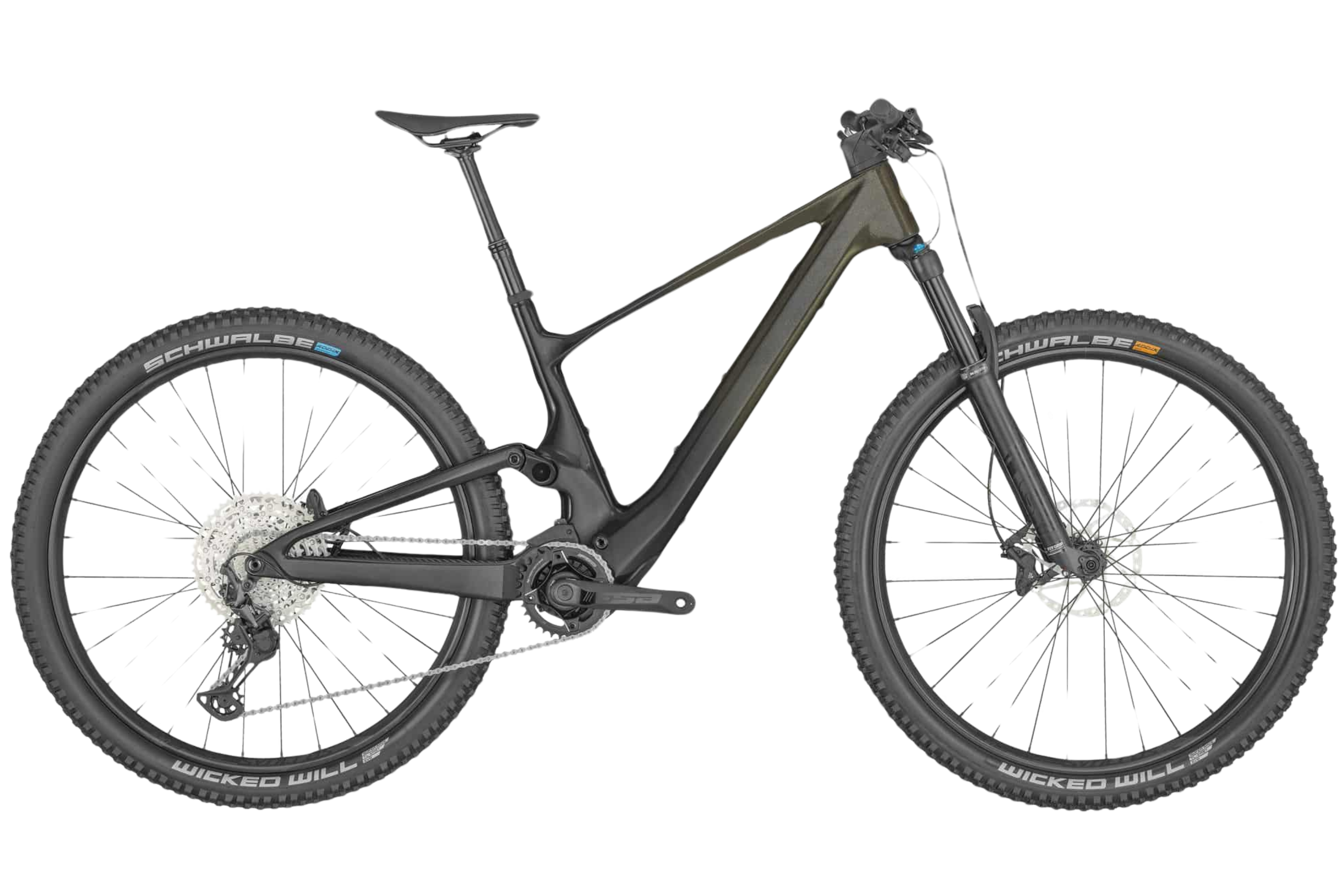E-Bike-Verleih des Alpincenter auf der Seiser Alm mit Blick auf die Dolomiten